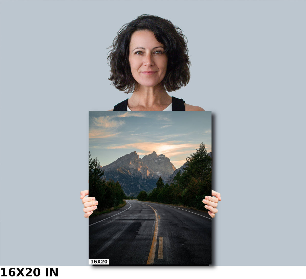 Grand Teton Wall Art, Jenny Lake Road Print, Wyoming Photo Art
