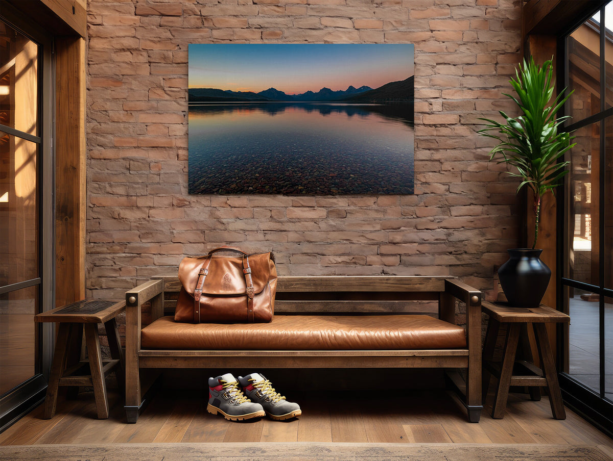 Glacier National Park Print, Lake McDonald Sunset Wall Art, Fine Art